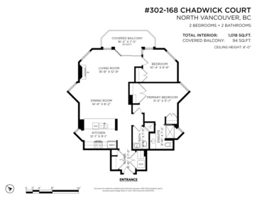 Aerial View of 302 168 Chadwick Court, North Vancouver, BC