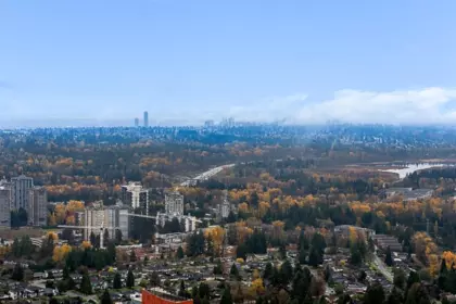Aerial View of 4601 567 Clarke Road, Coquitlam, BC