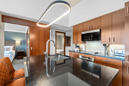 Kitchen Island Photo of 404C 2020 London Lane, Whistler, BC