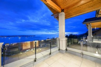 Aerial View of 2420 Halston Court, West Vancouver, BC
