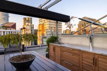 Outdoor Deck Photo of PH2502 999 Seymour Street, Vancouver, BC