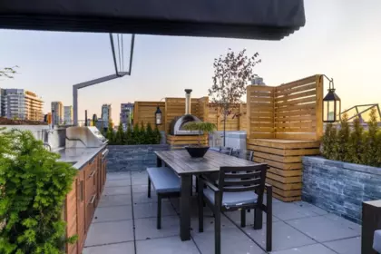 Outdoor Patio Photo of PH2502 999 Seymour Street, Vancouver, BC