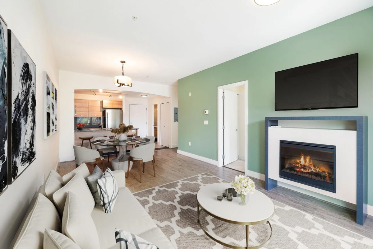 Family Room Photo of 207 6688 120 Street, Surrey, BC
