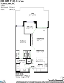 Loft / Bonus Room Photo of 203 1689 E 13th Avenue, Vancouver, BC