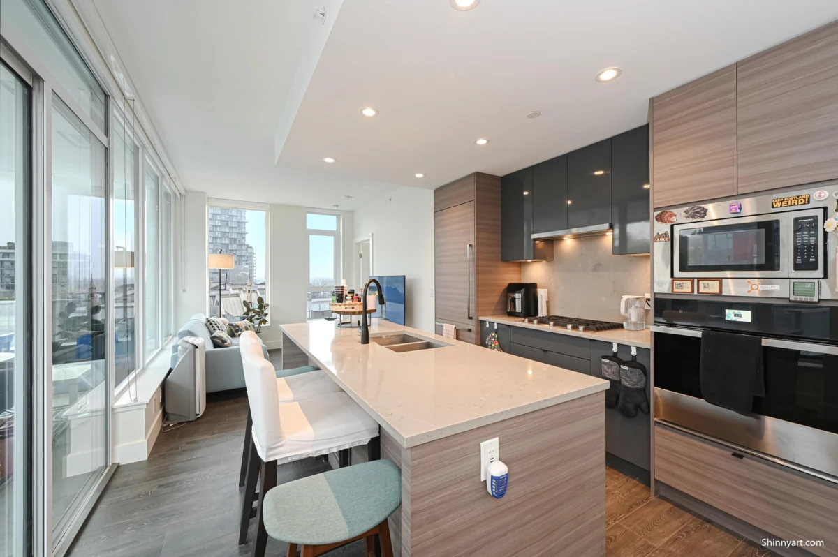 Dining Area Photo of 807 3438 Sawmill Crescent, Vancouver, BC