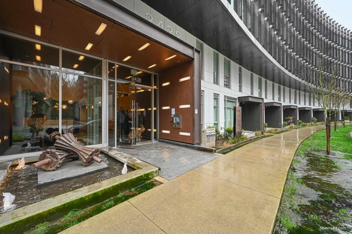 Exterior Rear Photo of 807 3438 Sawmill Crescent, Vancouver, BC