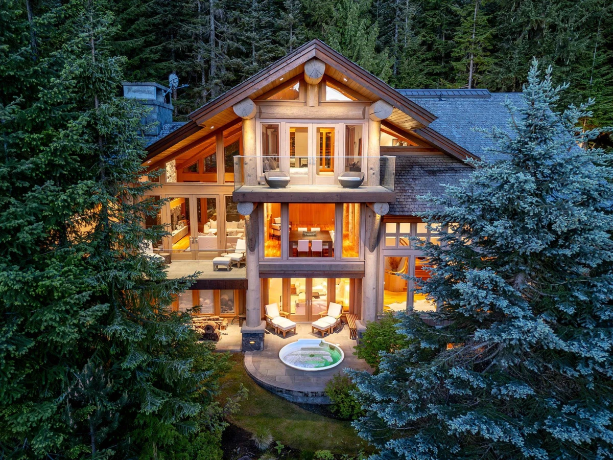Exterior Rear Photo of 4673 Blackcomb Way, Whistler, BC