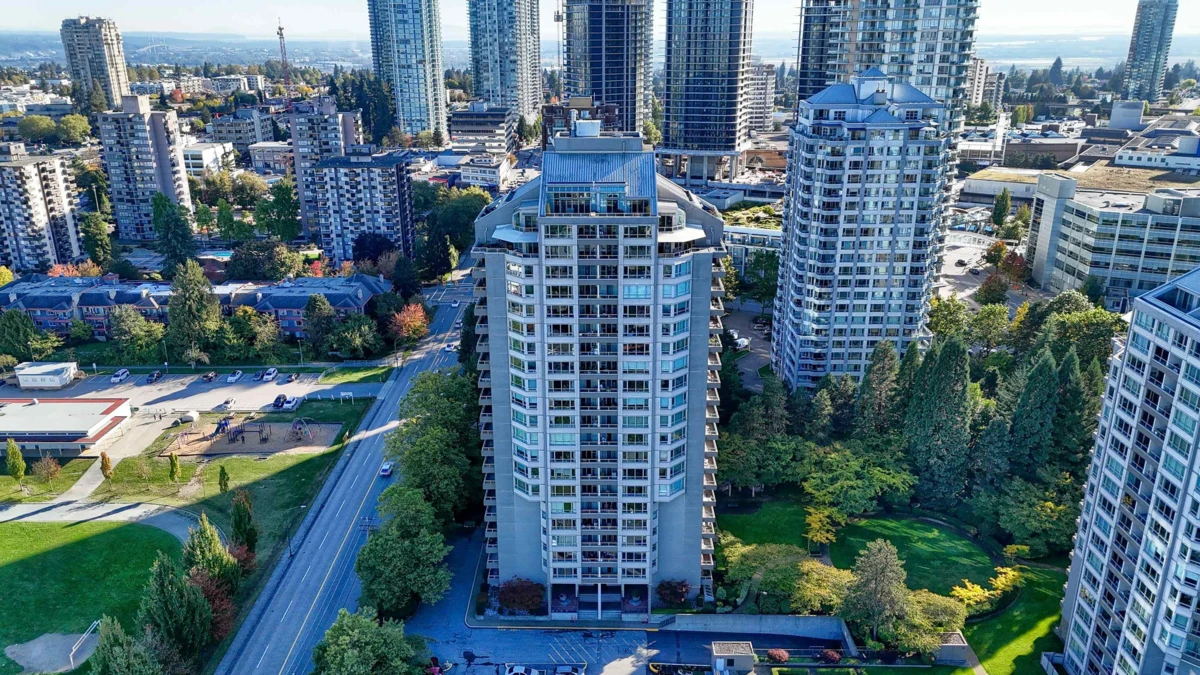 Exterior Rear Photo of 2007 6055 Nelson Avenue, Burnaby, BC