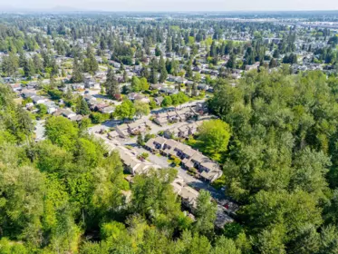 Aerial View of 103F 3655 Shaughnessy Street, Port Coquitlam, BC