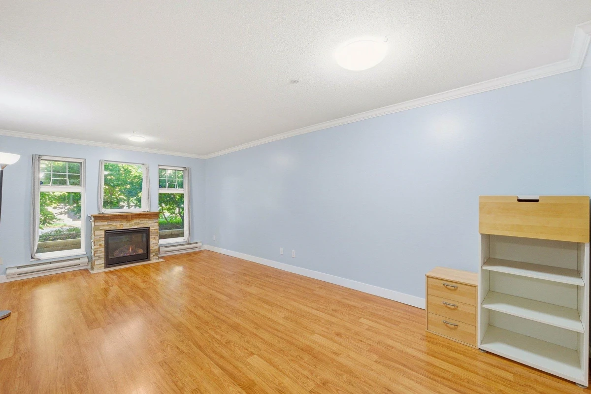 Living Room Photo of 107 1200 Eastwood Street, Coquitlam, BC