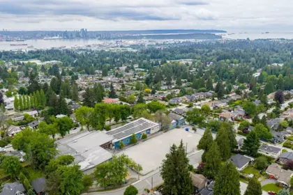 Aerial View of 173 W Osborne Road, North Vancouver, BC