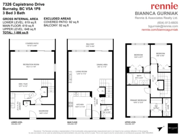 Playground / Recreational Area Near 7326 Capistrano Drive, Burnaby, BC