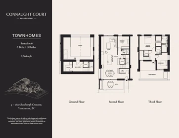 Primary Bedroom Photo of 3 1610 Roxburgh Crescent, Vancouver, BC