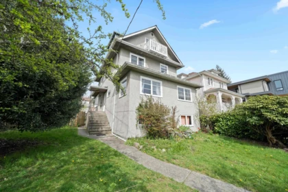 Aerial View of 444 E 6th Street, North Vancouver, BC
