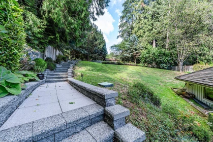 Aerial View of 1361 Mathers Avenue, West Vancouver, BC