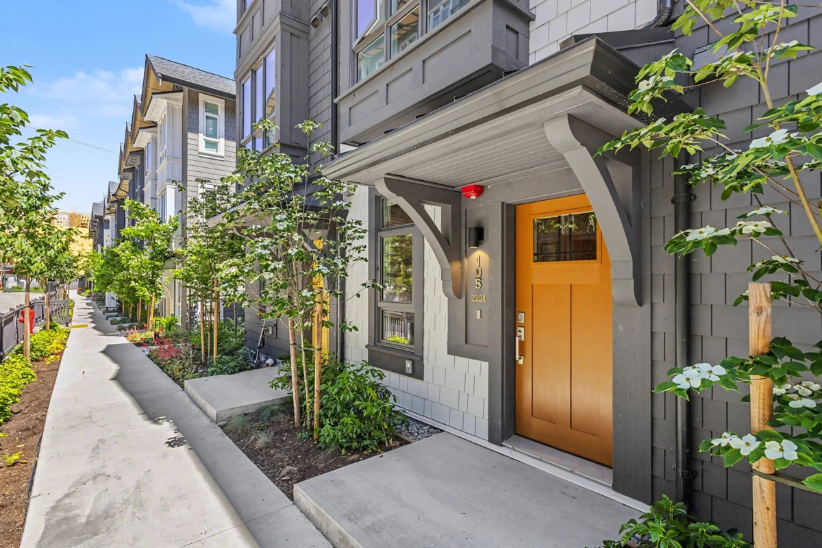 Exterior Rear Photo of 105 2304 Emery Court, North Vancouver, BC