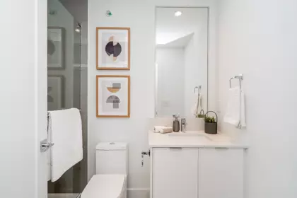 Guest Bathroom Photo of 108 5330 198 Street, Langley, BC
