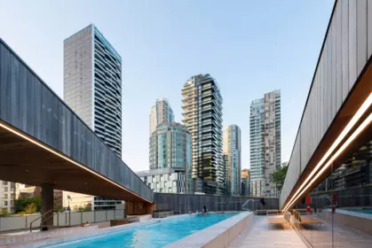 Swimming Pool Photo of 3605 1480 Howe Street, Vancouver, BC