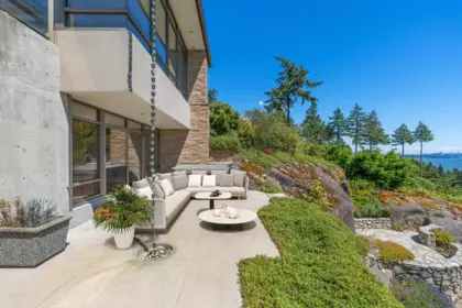 Backyard Photo of 4936 Meadfeild Road, West Vancouver, BC