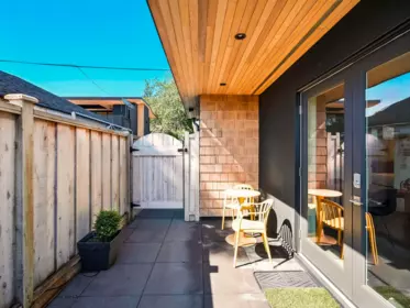 Aerial View of 452 E 4th Street, North Vancouver, BC