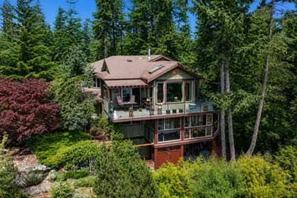Exterior Rear Photo of 5475 Hydaway Place, Halfmoon Bay, BC