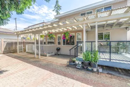 Aerial View of 7629 Arthur Avenue, Burnaby, BC
