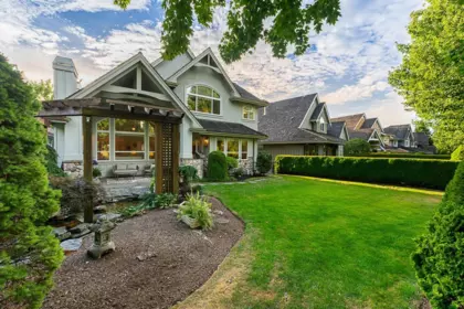 Aerial View of 3338 157a Street, Surrey, BC
