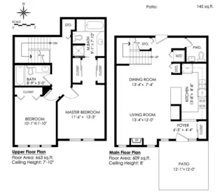 Entry Foyer Photo of 117 1702 56 Street, Delta, BC