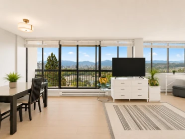 Living Room Photo of 1102 6540 Burlington Avenue, Burnaby, BC