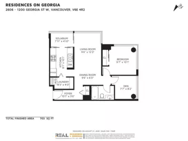 2606 1200 W Georgia Street, Vancouver, BC, Vancouver — Apartment/Condo for sale