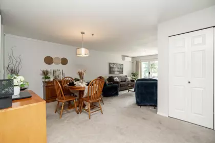 Living Room Photo of 219 33535 King Road, Abbotsford, BC