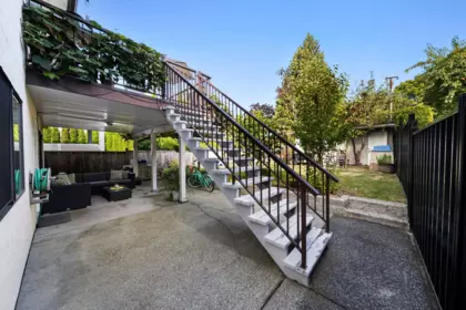 Aerial View of 7127 Halifax Street, Burnaby, BC