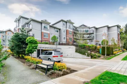 Exterior Rear Photo of 107 19530 65 Avenue, Surrey, BC