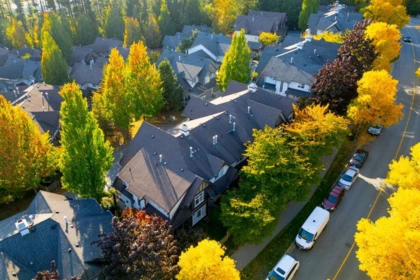 Aerial View of 108 2200 Panorama Drive, Port Moody, BC