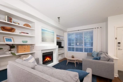 Living Room Photo of 108 2200 Panorama Drive, Port Moody, BC