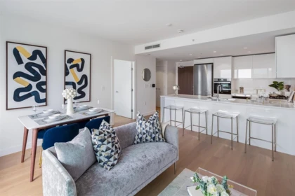 Living Room Photo of 605 5788 Gilbert Road, Richmond, BC
