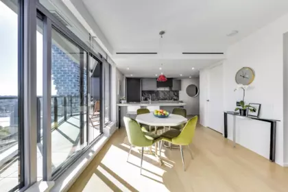 Dining Area Photo of 2606 889 Pacific Street, Vancouver, BC