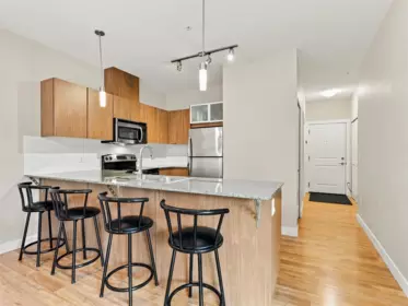 Kitchen Photo of 224 9655 King George Boulevard, Surrey, BC
