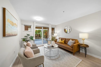 Living Room Photo of 6106 5117 Garden City Road, Richmond, BC