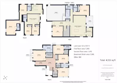 Aerial View of 7830 16th Avenue, Burnaby, BC