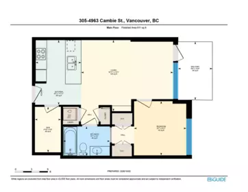 Basement Recreation Room Photo of 305 4963 Cambie Street, Vancouver, BC