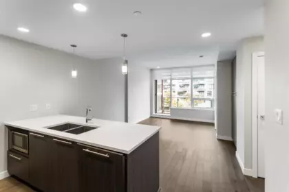 Living Room Photo of 305 4963 Cambie Street, Vancouver, BC