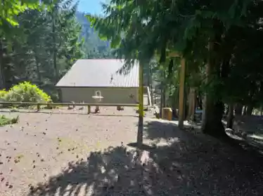 Aerial View of 362 Barque Road, Mayne Island, BC