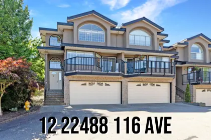 12 22488 116 Avenue, Maple Ridge, BC, Maple ridge — Townhouse for sale