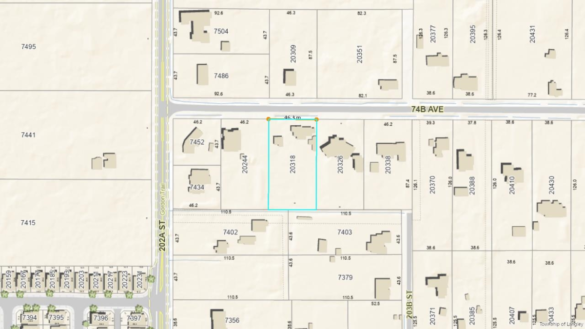 Exterior Rear Photo of 20318 74b Avenue, Langley, BC