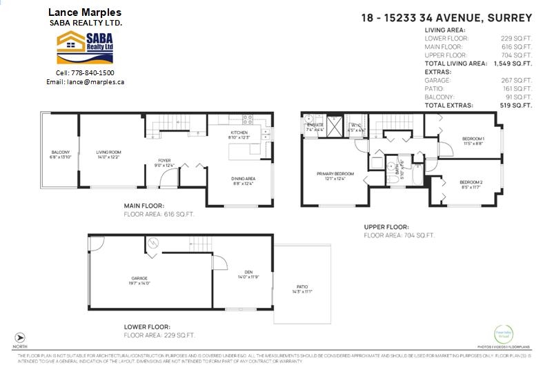 Garage Interior Photo of 18 15233 34th Avenue, Surrey, BC