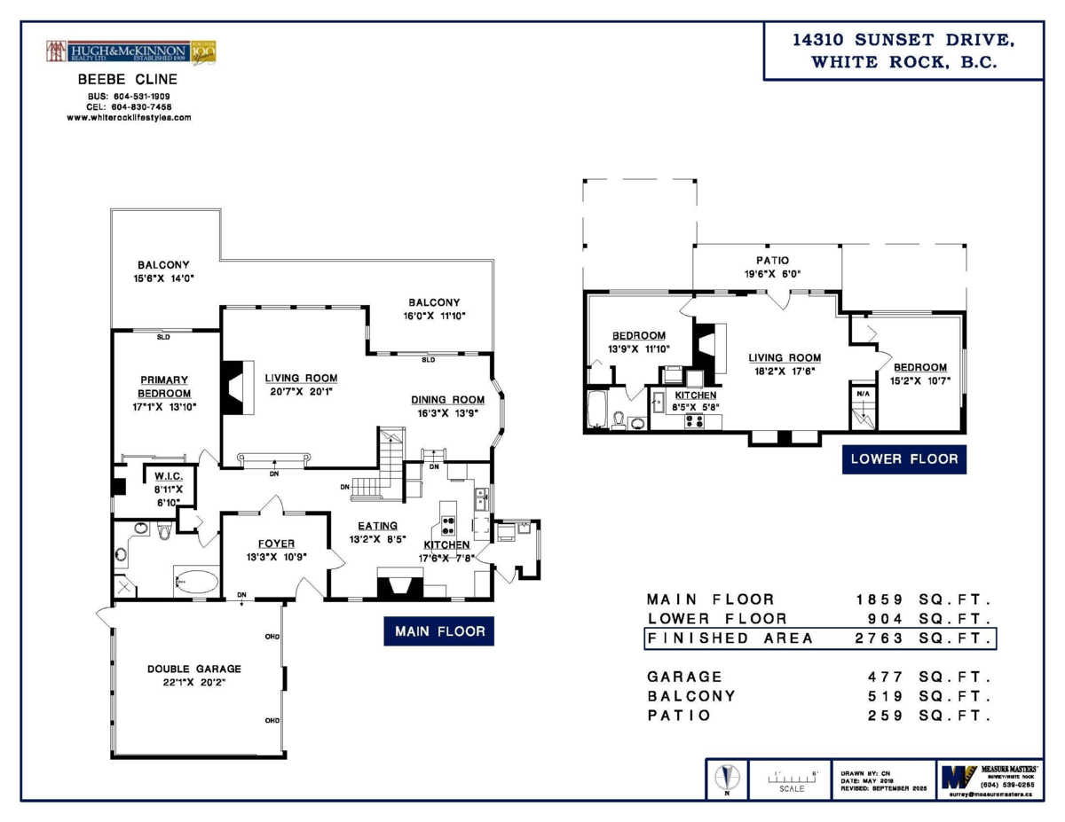 Exterior Rear Photo of 14310 Sunset Drive, White Rock, BC