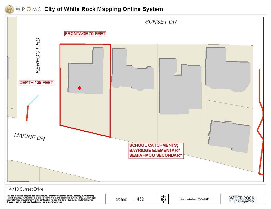 Kitchen Island Photo of 14310 Sunset Drive, White Rock, BC