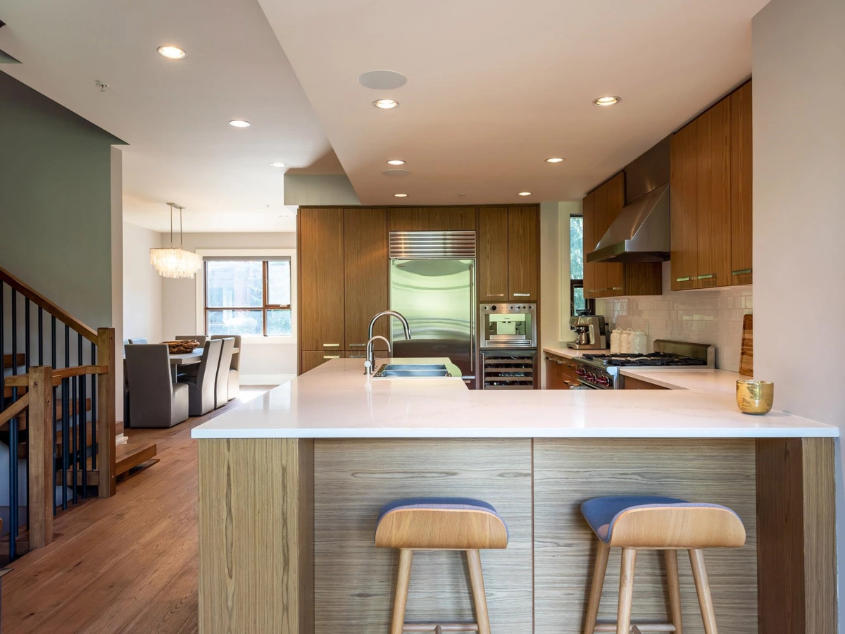 Kitchen Island Photo of 25 7124 Nancy Greene Drive, Whistler, BC