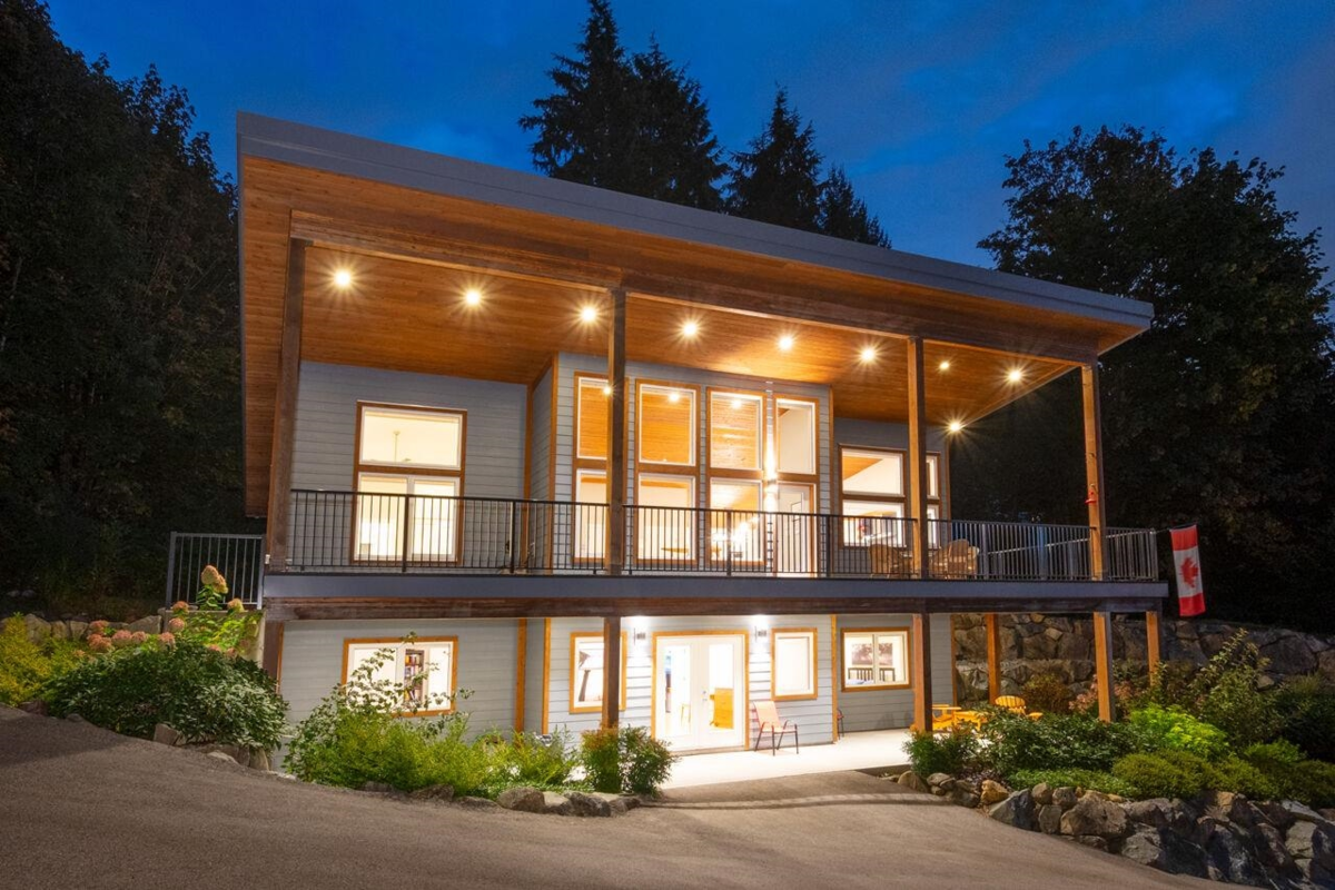 Exterior Front Photo of 3642 Bedwell Bay Road, Belcarra, BC